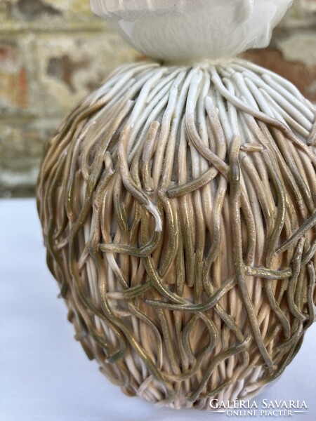 Aquincumi Aquazur Juhász - Pásztor porcelán figura Ősz Szabó Antónia