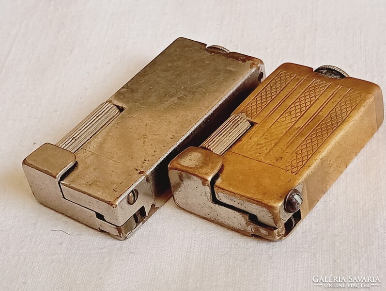 Öngyújtó GAMMA fém benzines köves 2db egyben