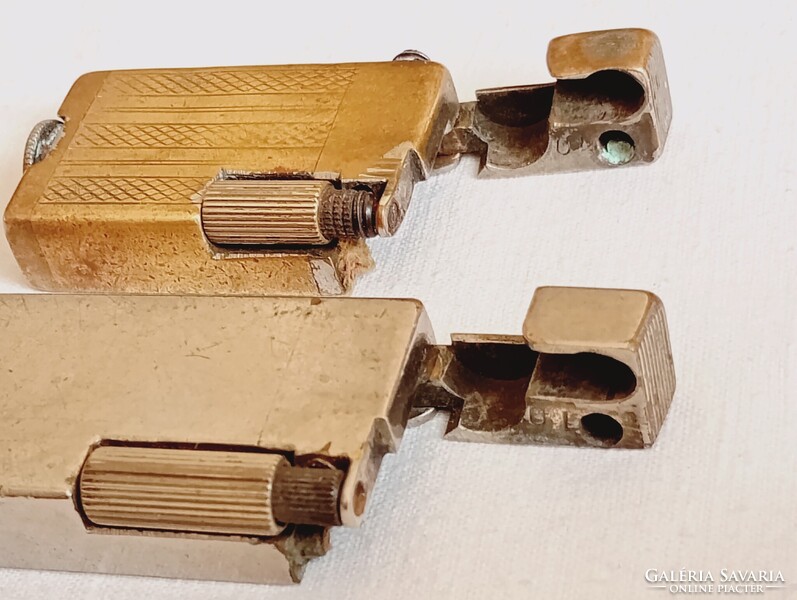 Öngyújtó GAMMA fém benzines köves 2db egyben