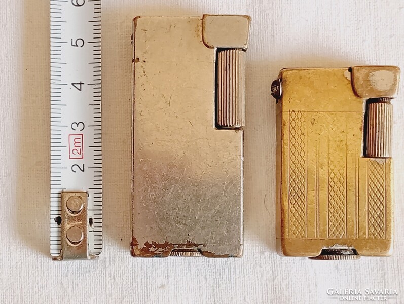 Öngyújtó GAMMA fém benzines köves 2db egyben