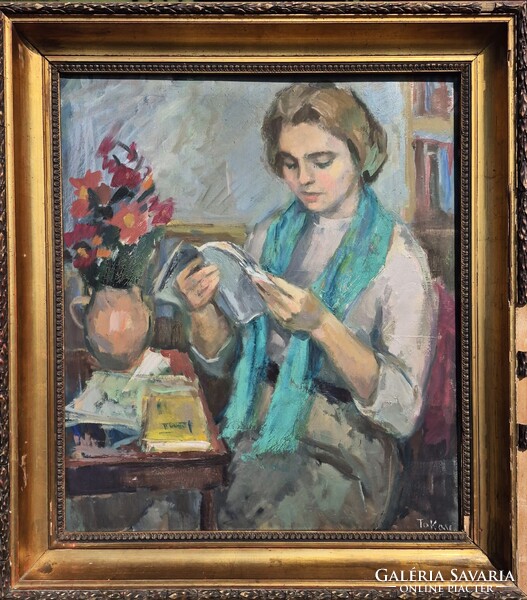 Tokay Ilona / Olvasó lány