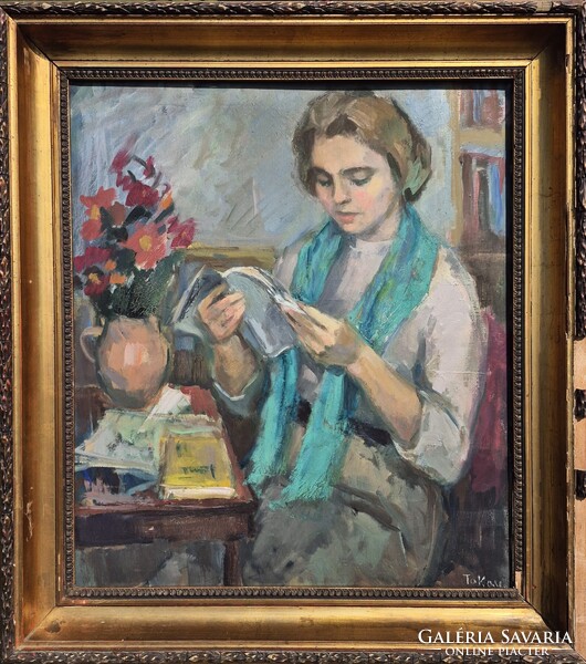 Tokay Ilona / Olvasó lány