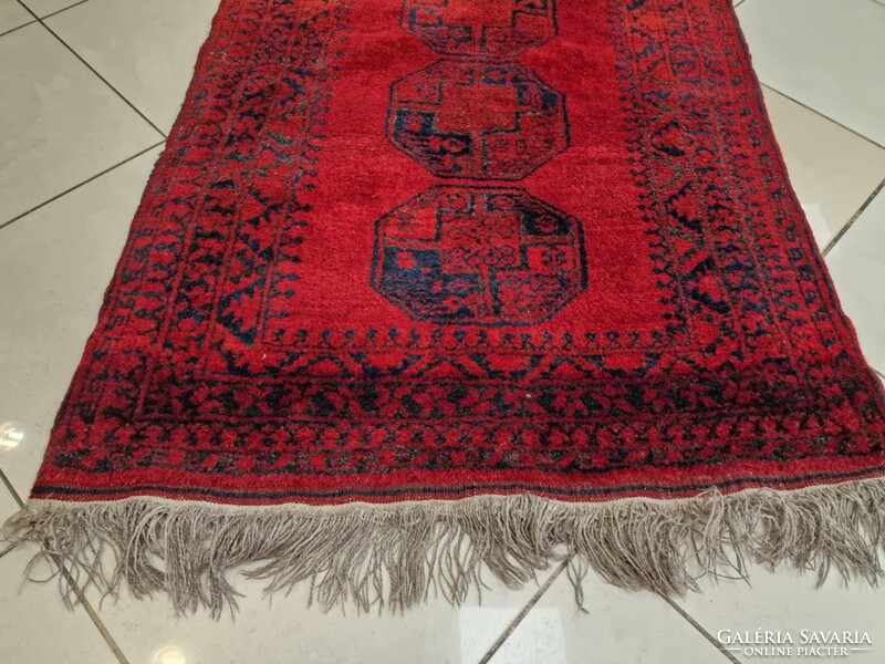 Afgán bokhara kondozi 95x140 kézi gyapjú perzsa szőnyeg MZK 100