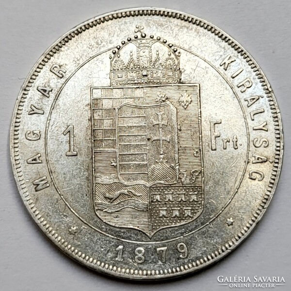 Ferenc József ezüst 1 Forint 1879 KB