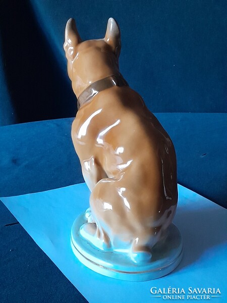 Lomonosov  kutya szobor 22 cm magas jelzett csodálatos kivitel.