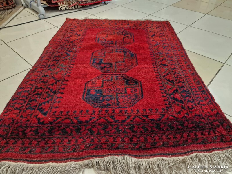 Afgán bokhara kondozi 95x140 kézi gyapjú perzsa szőnyeg MZK 100