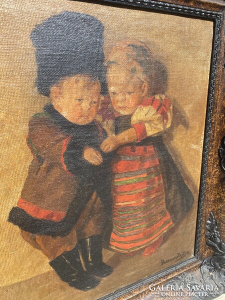 Boemm Ritta 1868-1948, Babák festmény