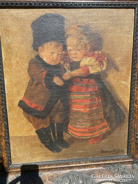 Boemm Ritta 1868-1948, Babák festmény