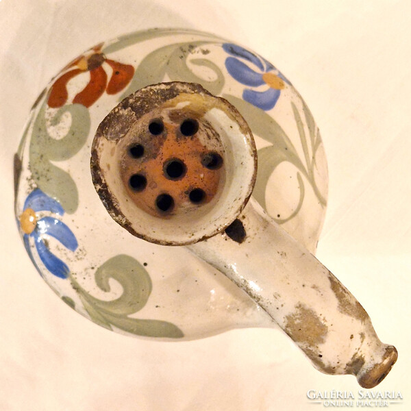 Csöcsöskorső, csörgőkorsó, aratókorsó - fehér virágos (M=17, D=10,5) (20.)