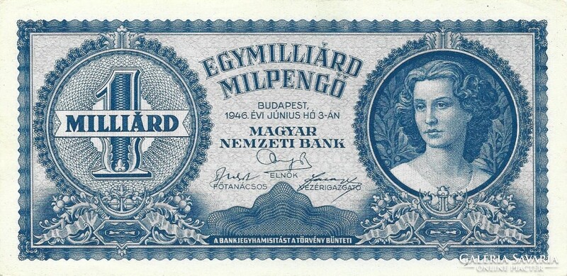 1 egy milliárd egymilliárd milpengő 1.