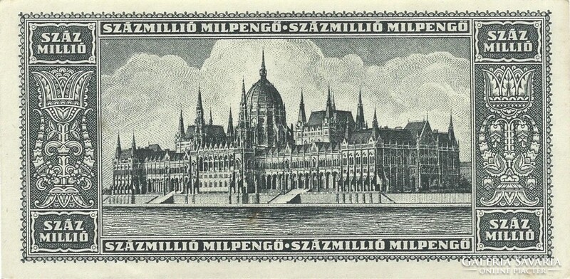 Százmillió milpengő 1946 1. Hajtatlan aUNC
