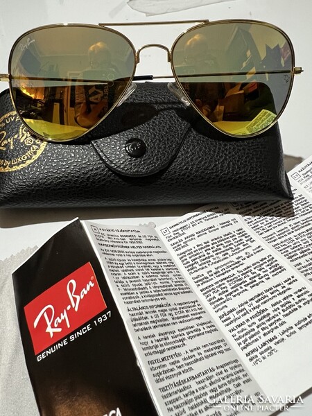 RAY BAN NAPSZEMÜVEG TOKKAL, KENDŐVEL,ÚJ!