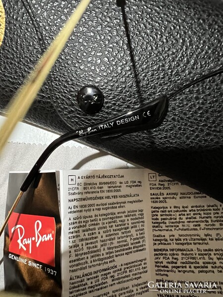 RAY BAN NAPSZEMÜVEG TOKKAL, KENDŐVEL,ÚJ!