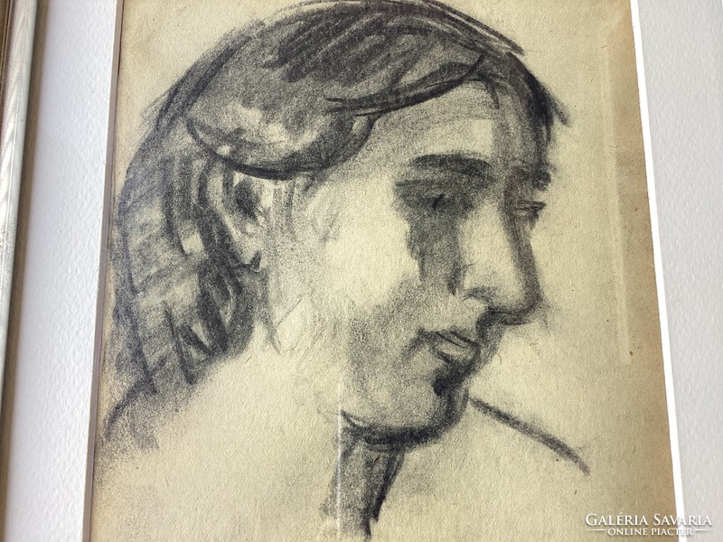 Gráber Margit ( 1895 - 1993 ) - Női portré .