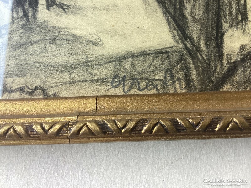 Gráber Margit ( 1895 - 1993 ) , Ablak előtt  .