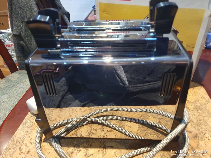 Retro különleges zanussi kenyérpirító melegszendvics sütő újszerű állapotban dobozában a5