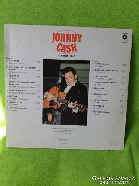Bakelit hanglemez Johnny Cash válogatás