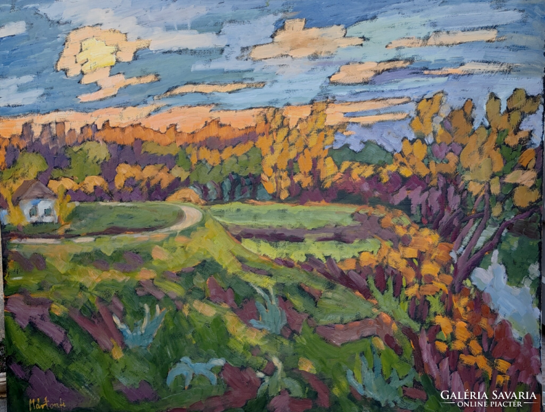 Mártonfi Benke Márta Estefelé 70x100cm