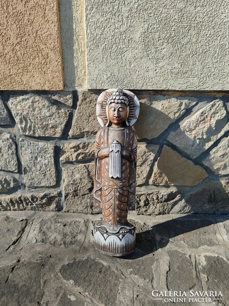 Faragott fa Buddha 72 cm