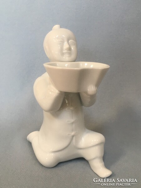 Herendi Térdeplő Mandarin figura