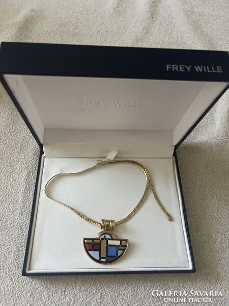 Frey Wille Freywille ékszer Contemporary Art kollekció HalfMoon medál