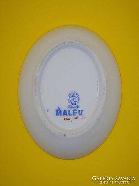 Herendi porcelán Malév kistál, kistányér