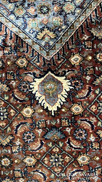 3954 ÓRIÁSI AKCIÓ Hindu Bidjar Kézi Csomó Gyapjú Perzsa Szőnyeg 200X300CM Ingyen Futár
