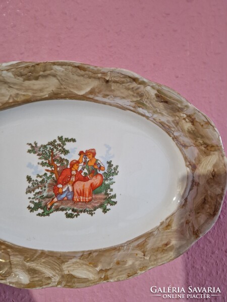 Porcelán tálaló tál