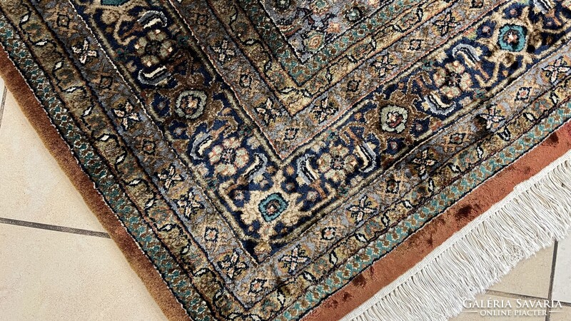 3954 ÓRIÁSI AKCIÓ Hindu Bidjar Kézi Csomó Gyapjú Perzsa Szőnyeg 200X300CM Ingyen Futár