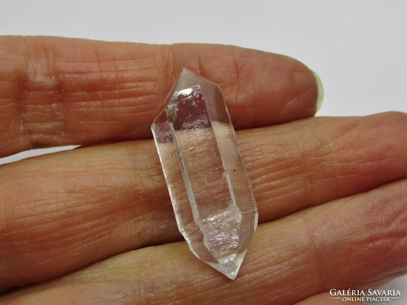 Szép természetes kétvégű herkimer gyémánt pálca
