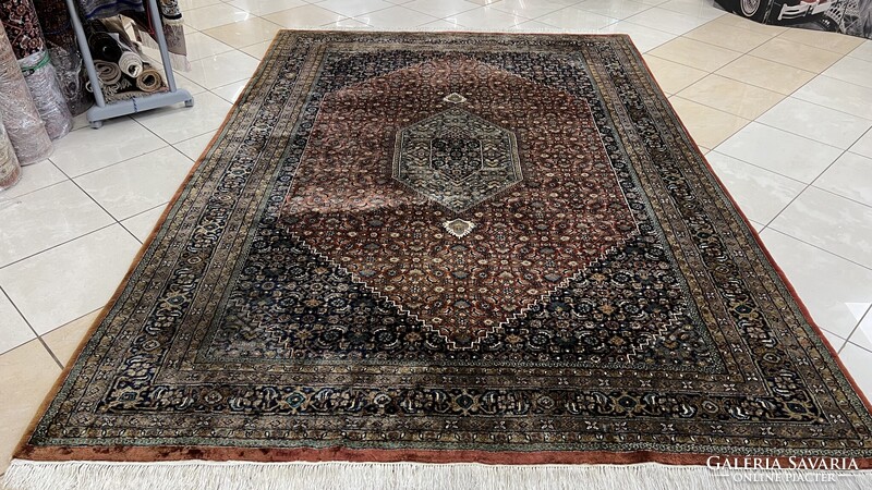 3954 ÓRIÁSI AKCIÓ Hindu Bidjar Kézi Csomó Gyapjú Perzsa Szőnyeg 200X300CM Ingyen Futár