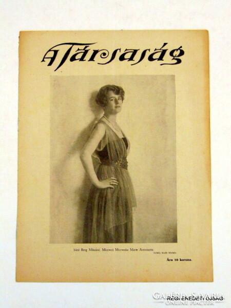 1921 március 20  /  A Társaság  /  RÉGI EREDETI ÚJSÁG Ssz.:  7074