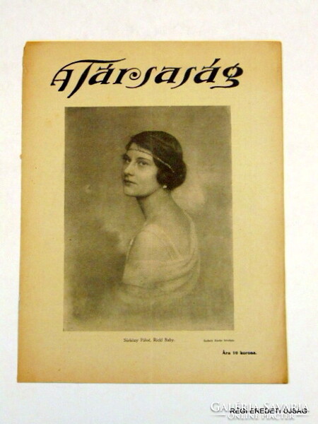 1921 április 10  /  A Társaság  /  RÉGI EREDETI ÚJSÁG Ssz.:  7077