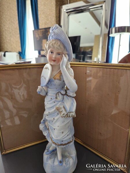 Hatalmas porcelán figurák 4db egyben az egész