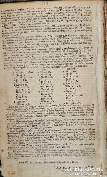 1795-ös kiadású Károli biblia