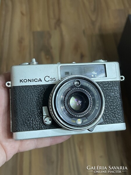 Konica C35 filmes fényképezőgép OLVASD EL