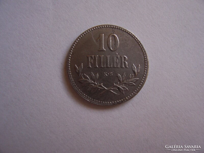 10 Fillér 1918 KB      EREDETI!!,  NEM ARTEX utánveret!​!