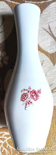 Herendi porcelán váza ritka rózsa mintás, 24 cm