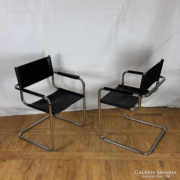Marcel Breuer MG5 típusú csővázas bauhaus bőrszék [ár/db]