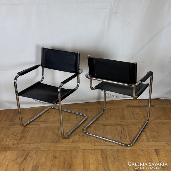 Marcel Breuer MG5 típusú csővázas bauhaus bőrszék [ár/db]