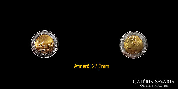 UNC - 500 LÍRA - 1985 - BRAILLE - PRÓBAVERET! (vakoknak is!)