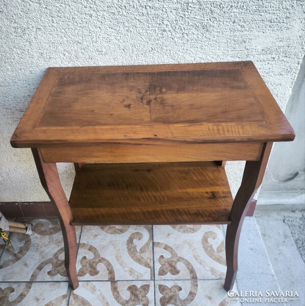 Biedermeier Art Deco stílusú Asztal, konzol asztal Posztamens home office Laptop asztal . Videó!!!