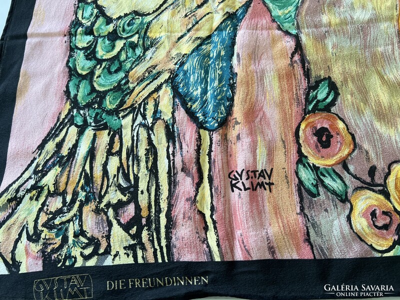 Selyemkendő Gustav Klimt “Barátnők” c. festményével, Artrepro Medici márka