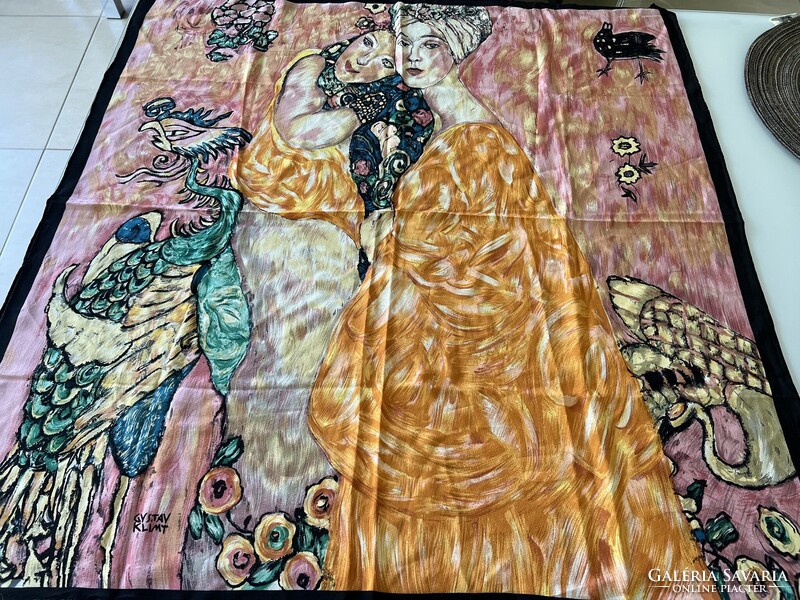 Selyemkendő Gustav Klimt “Barátnők” c. festményével, Artrepro Medici márka