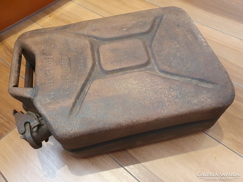 Régi wehrmacht benzines kanna militária harmadik birodalom áfor