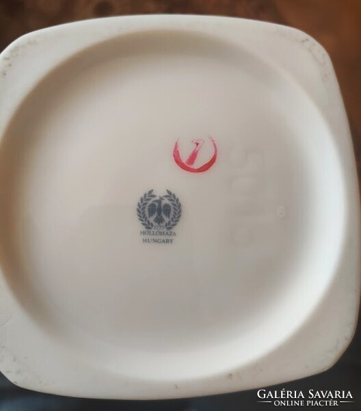 Hollóházi porcelán váza SZÁSZ ENDRE 30 cm