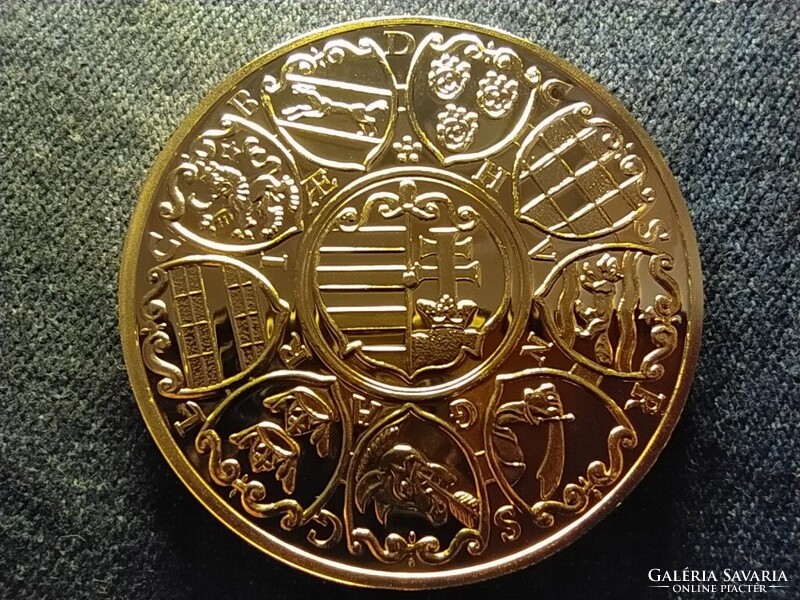 Magyar aranyóriások II. Mátyás 6 aranydukát, 1608, utánveret