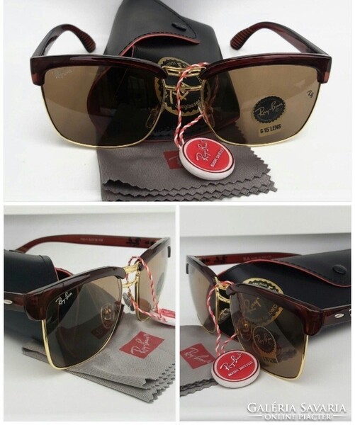 RAY BAN NAPSZEMÜVEG TOKKAL, KENDŐVEL,ÚJ!