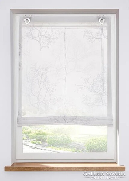 Áttetsző raffroló - ablakkeretre akasztható függyöny (60x130 cm)