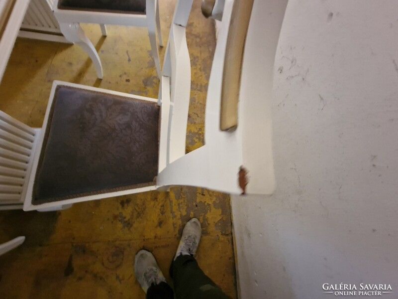Szecessziós antik 6 személyes étkezőgarnitúra eladó